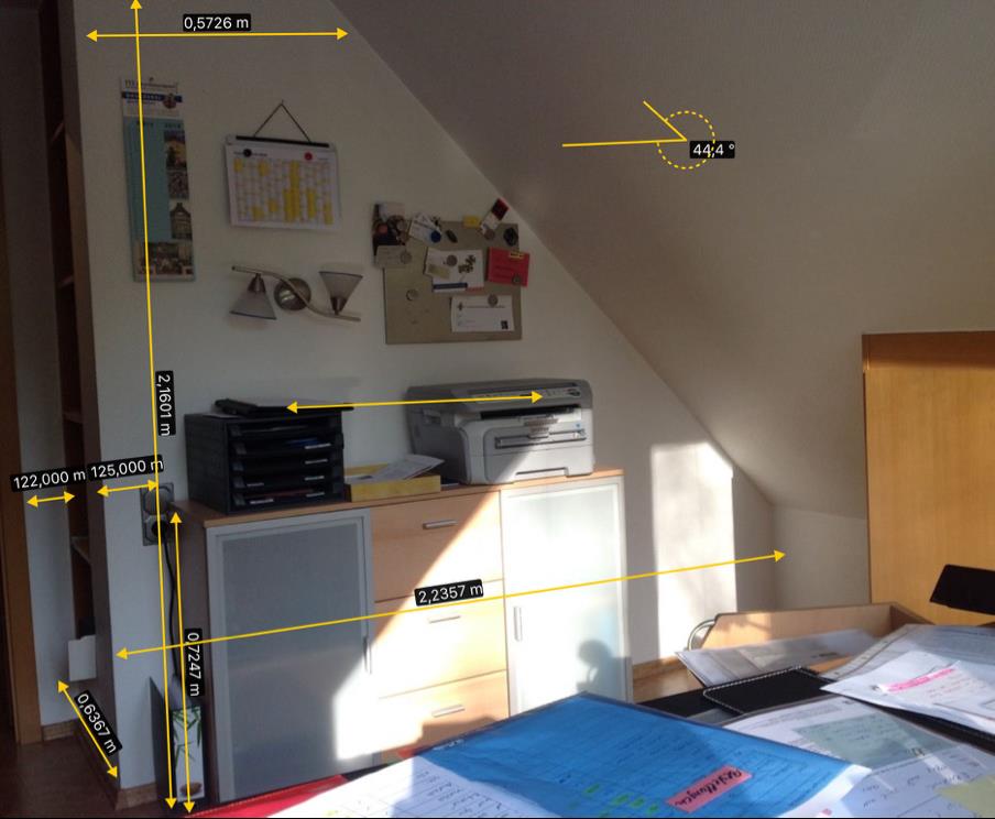 vorher Bild vom Arbeitszimmer