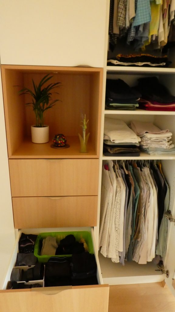 Einbauschrank von innen