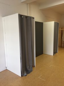 Umkleide klappbar