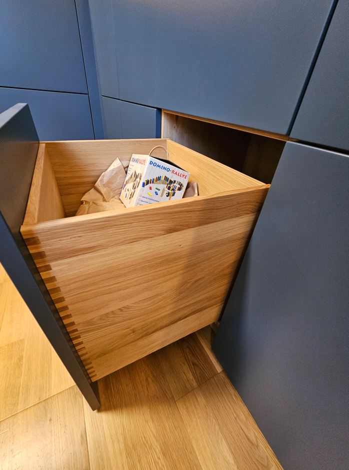 Arbeitszimmer Schublade, Eiche massiv