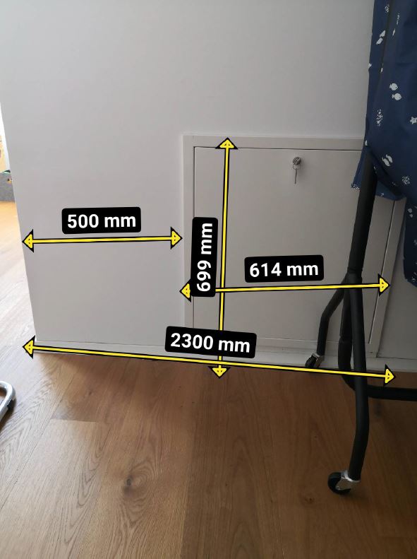 Aufmaß Dachschräge Fußbodenheizung