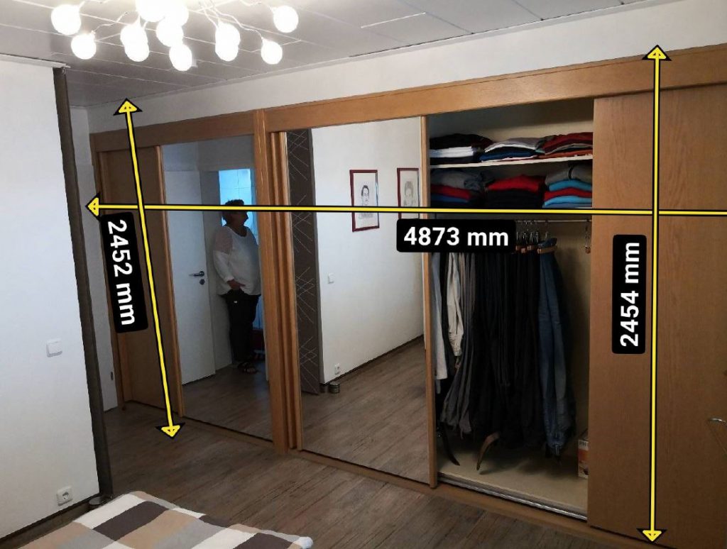 Aufmaß Schlafzimmer