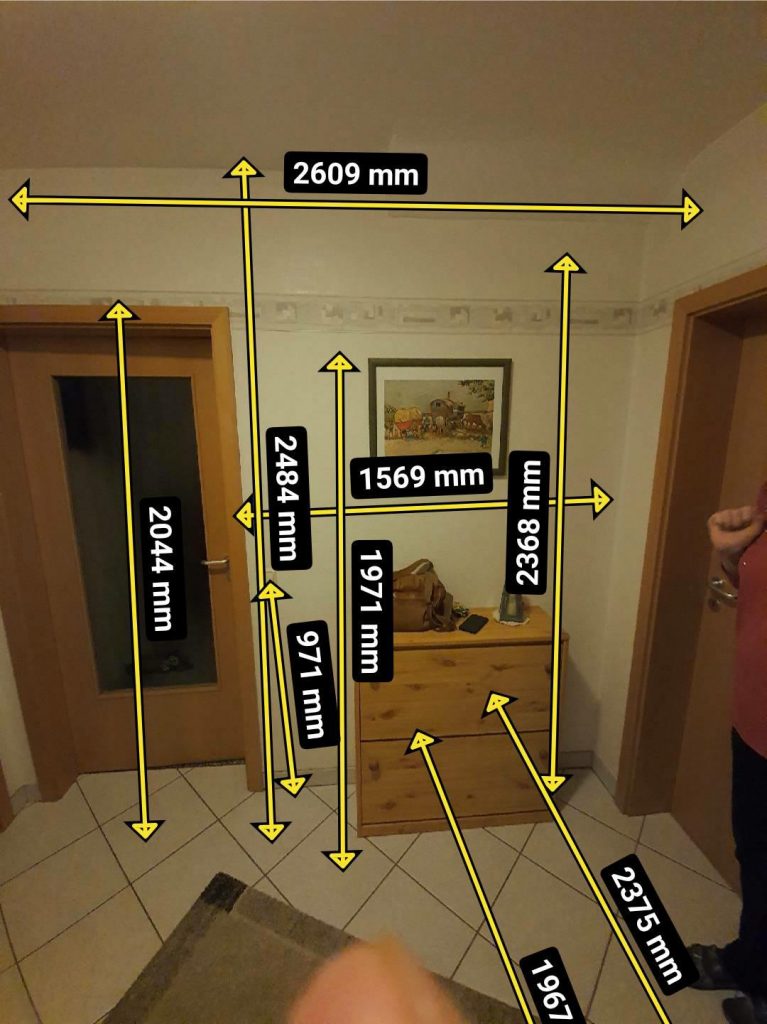 Aufmass kleiner Flur