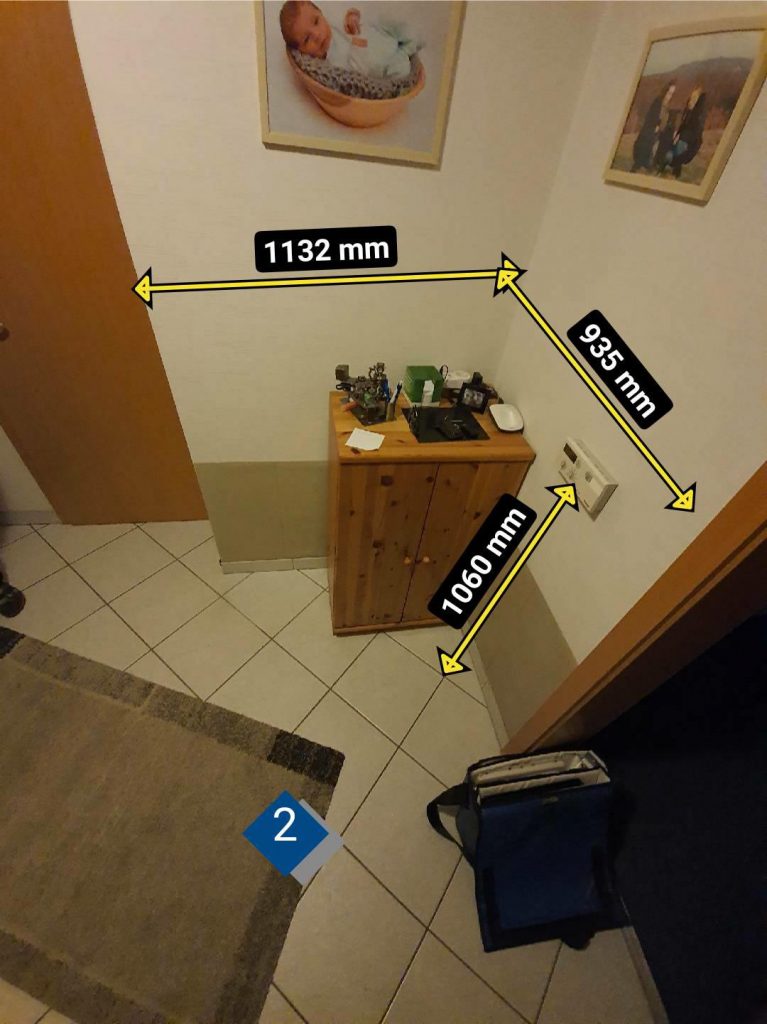 Aufmass Telefonschrank