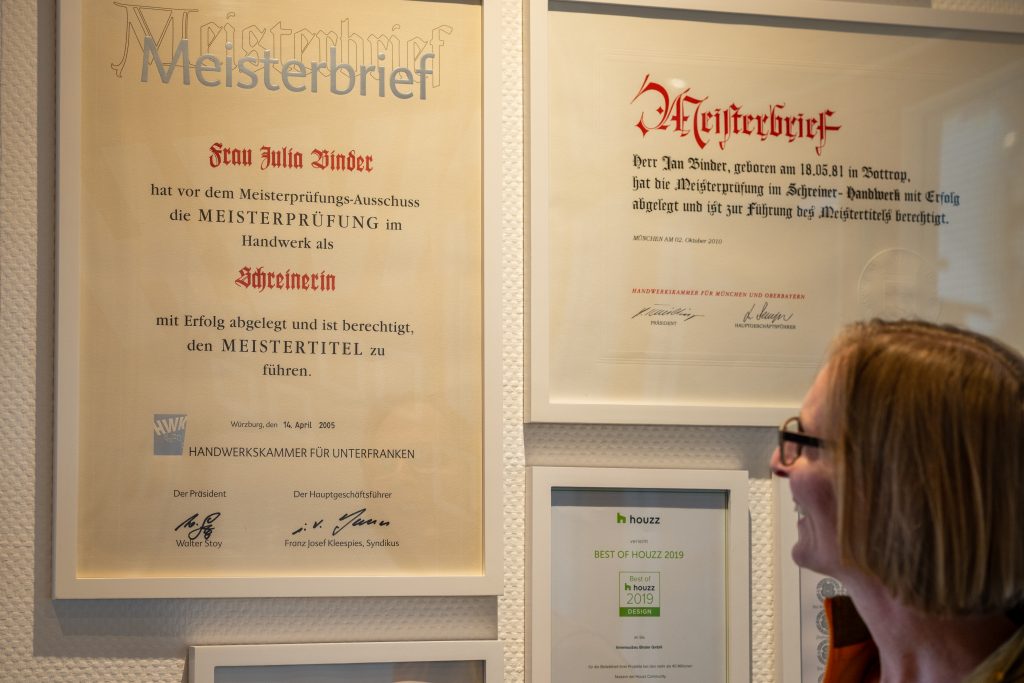 Julia Behrendt, Tischlermeisterin