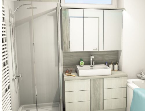 Eigentlich kein Platz für Möbel im Bad?