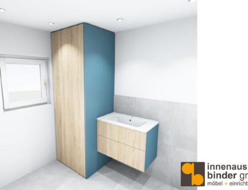 Badmöbel mit Waschmaschine und Trockner