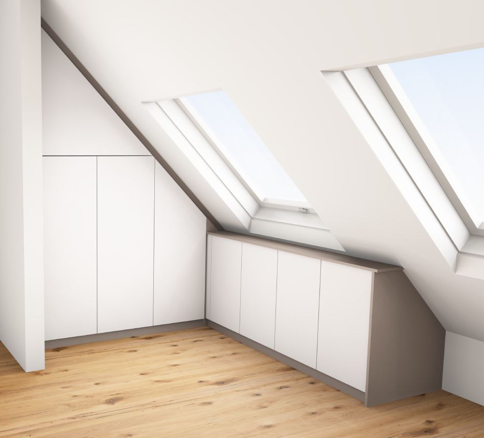 Entwurf Dachschrägenschrank 05