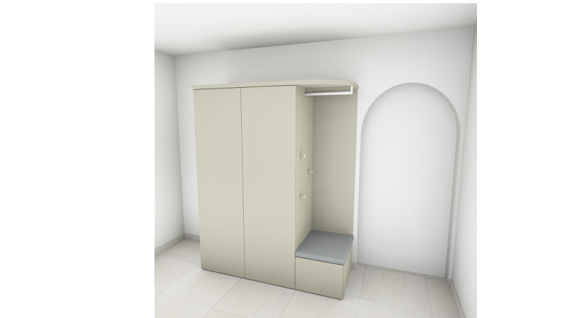 Entwurf Garderobe
