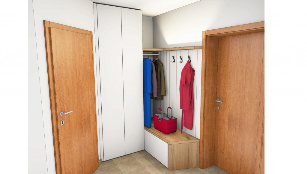 Garderobe als Entwurf