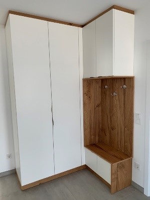 Garderobe in Realität