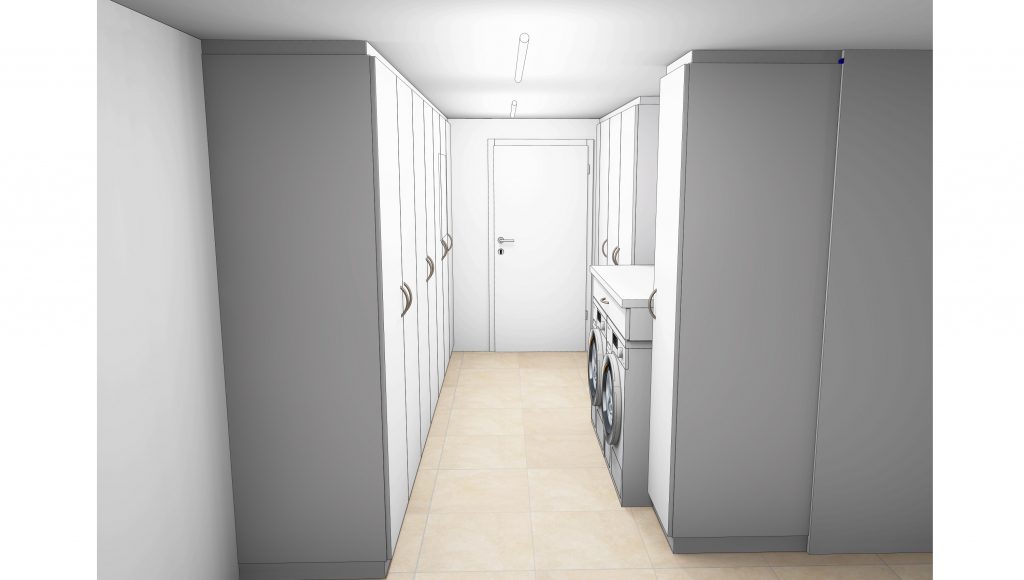 Hauswirtschaftsraum, aufgeräumt