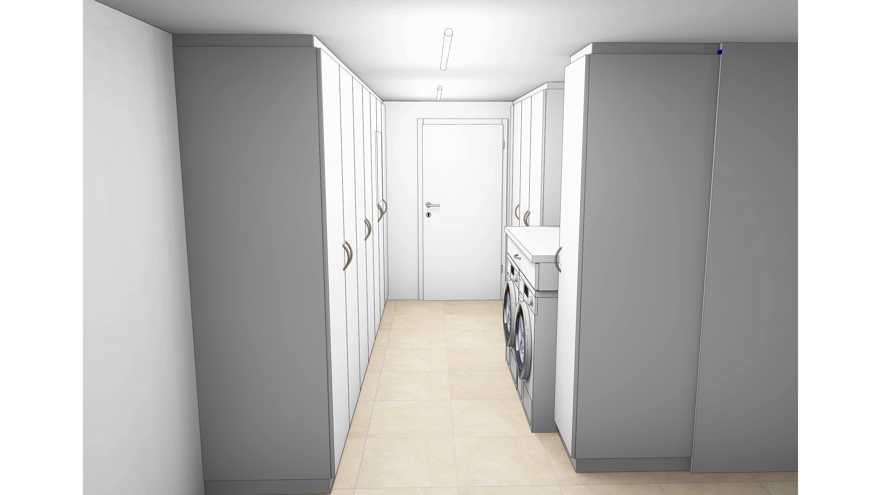 Hauswirtschaftsraum, aufgeräumt