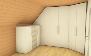 Daschschrägenschrank