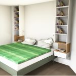 Einbauschrank Nachttisch