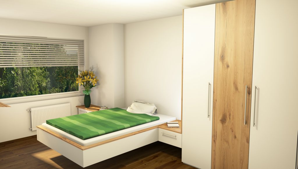 Schlafzimmer einrichten Visualisierung