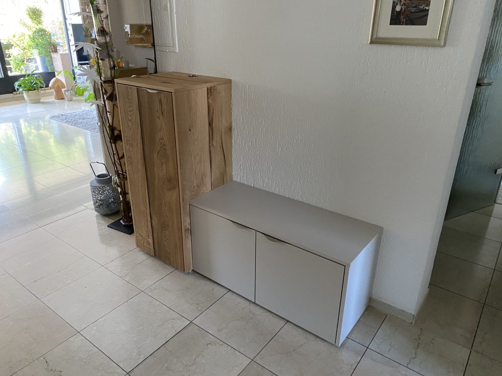 Telefonschrank mit Bank