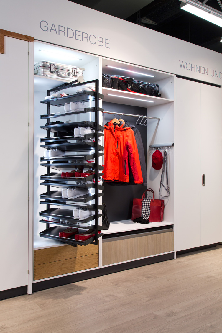 Schuhregal ausziehbar, drehbar