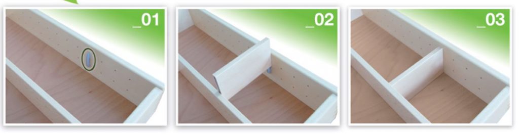 flexibeles Innensystem von schubladen.net